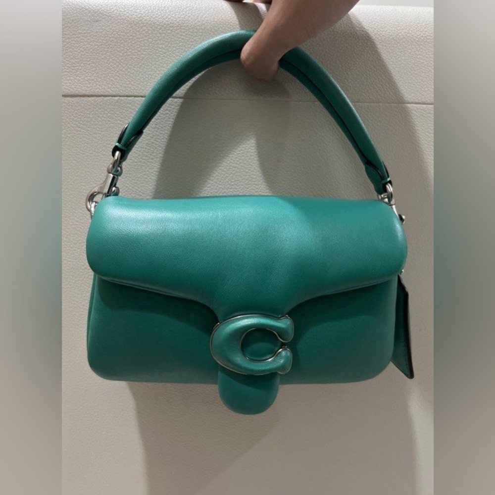 Coach mini Tabby Pillow bag in green
